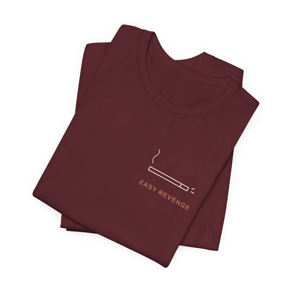 Easy Revenge Minimalist Anime Soft Tee | Devil Hunter Japanese Streetwear