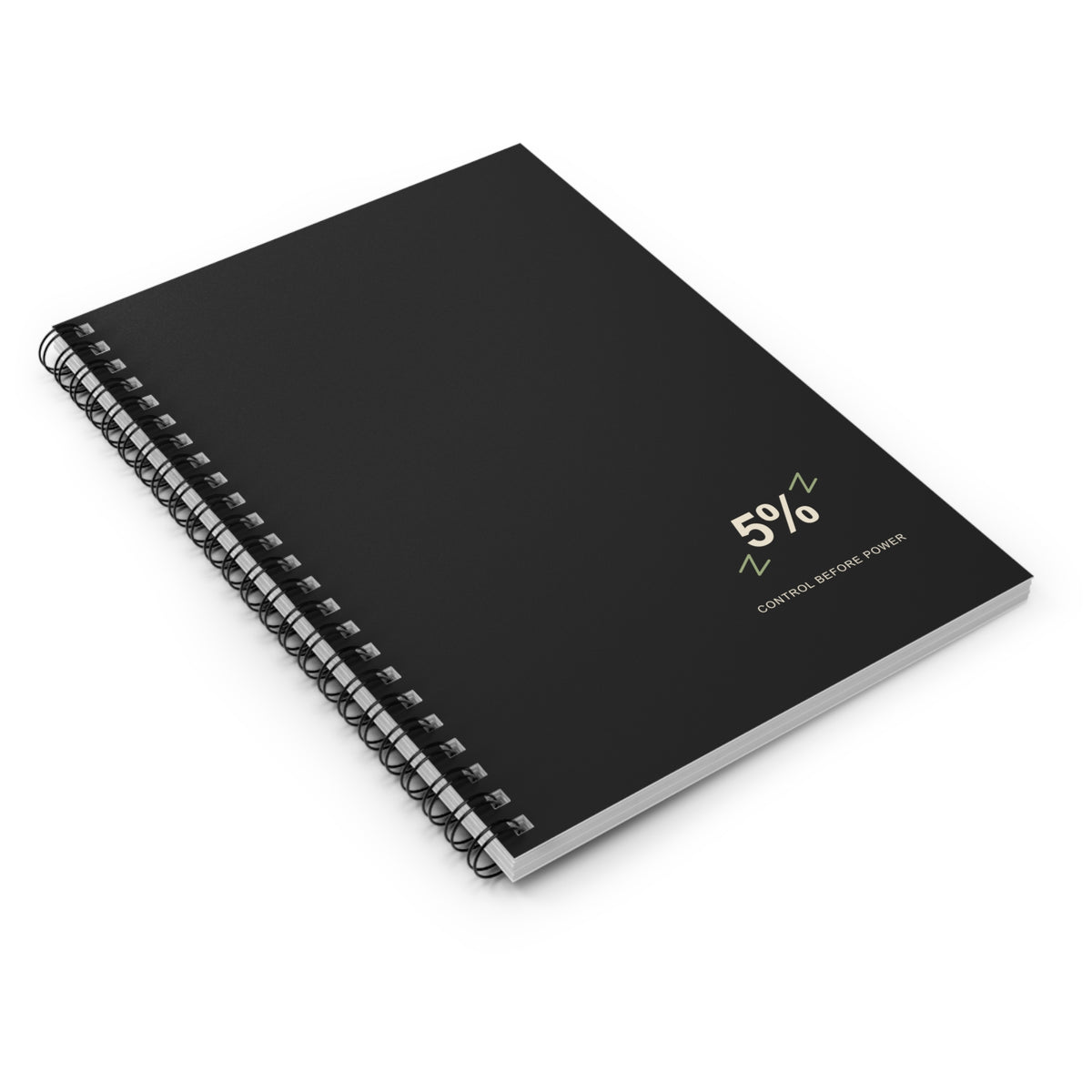 Five Percent Spiral Notebook