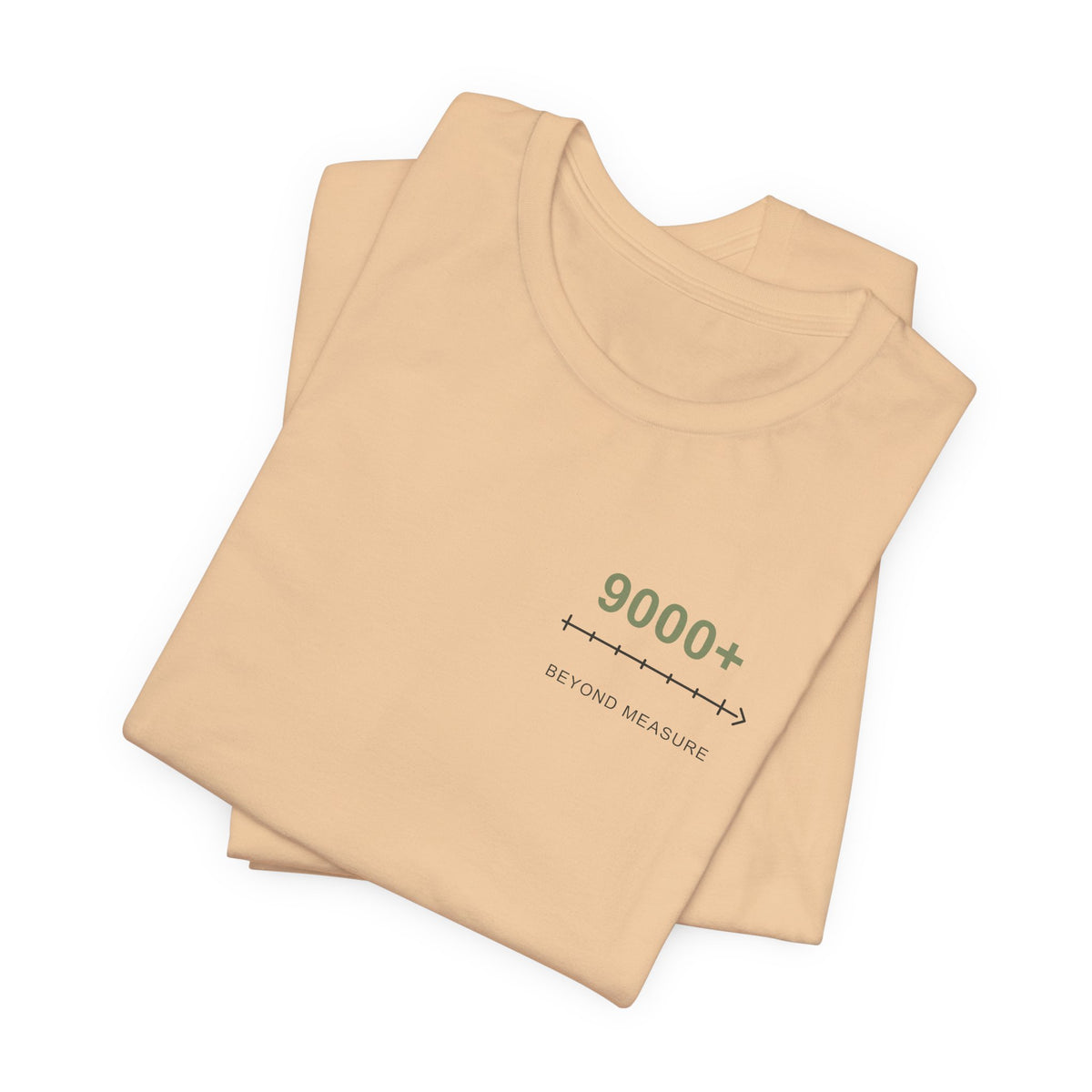 Beyond Measure Minimalist Anime Soft Tee | Power Level Japanese Streetwear