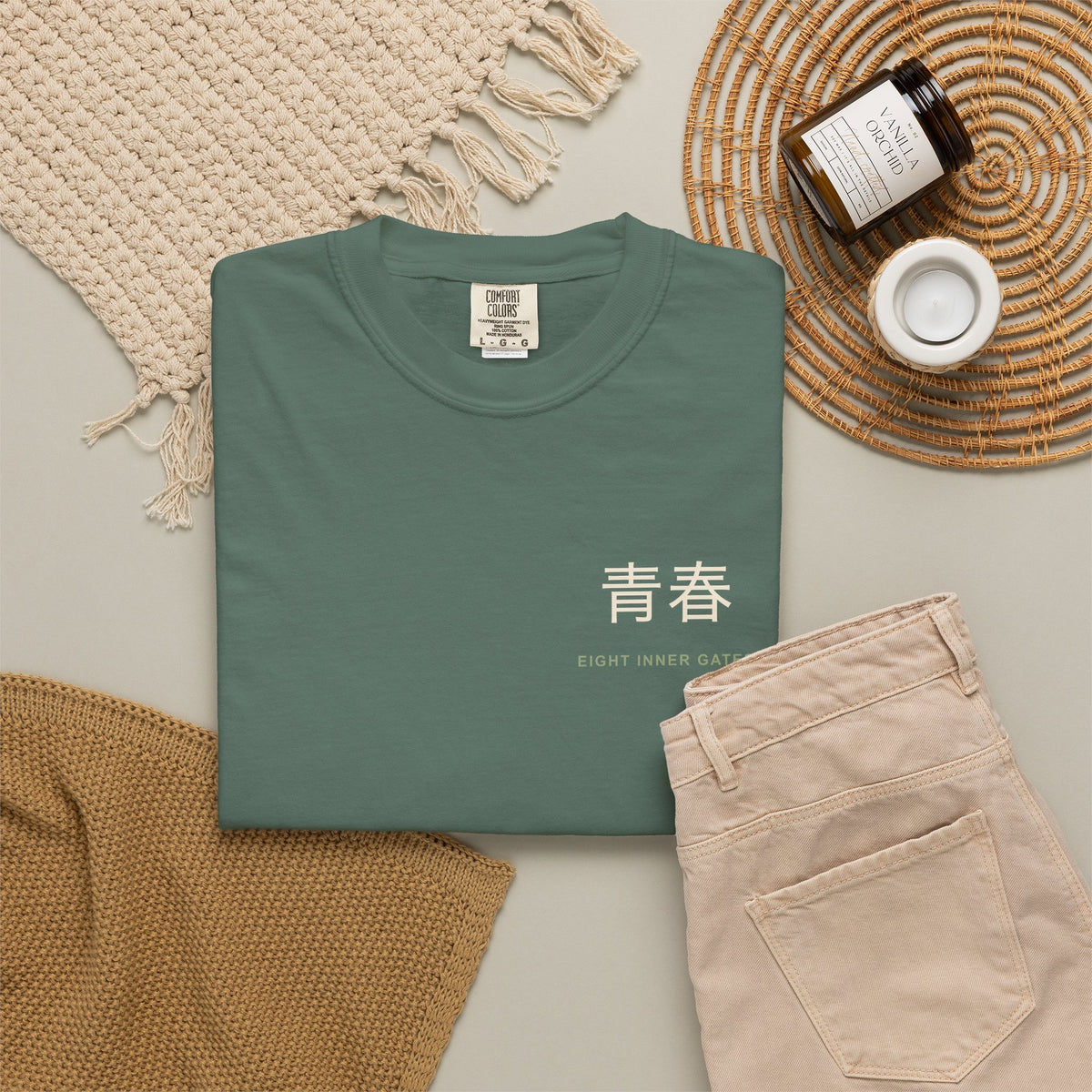 Eight Gates Kanji Anime Tee | Ninja Japanese Streetwear