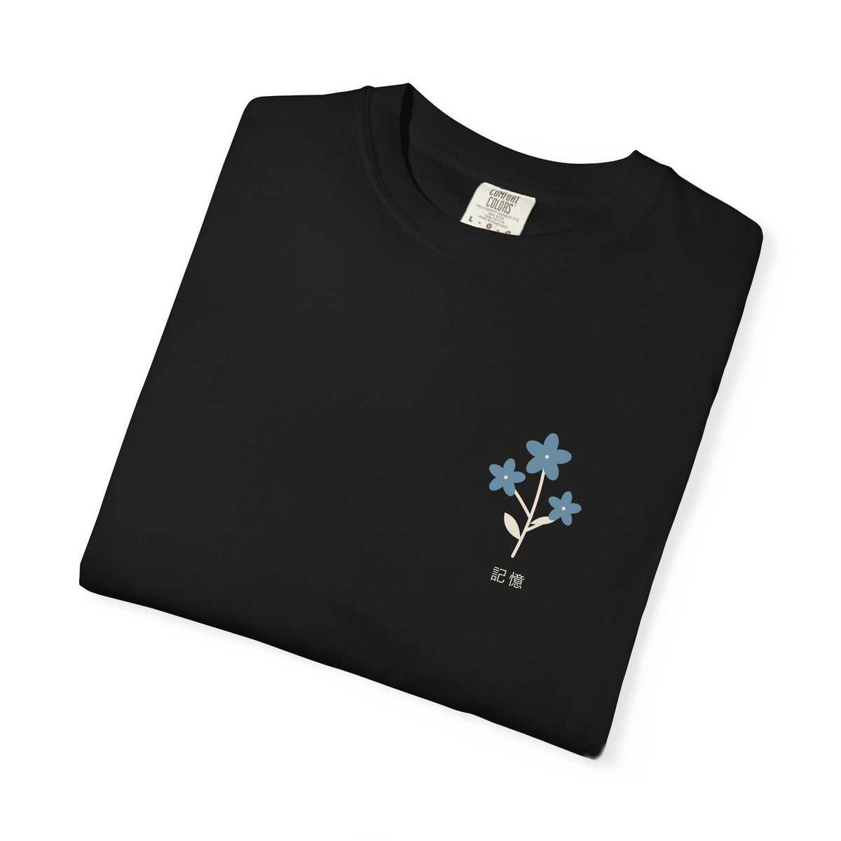 Flowers Remember Minimalist Anime Tee | Mage Journey Japanese Streetwear