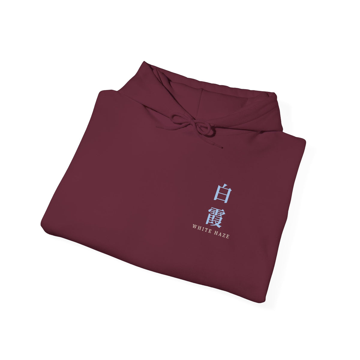 White Haze Kanji Anime Hoodie | Soul Sword Japanese Streetwear