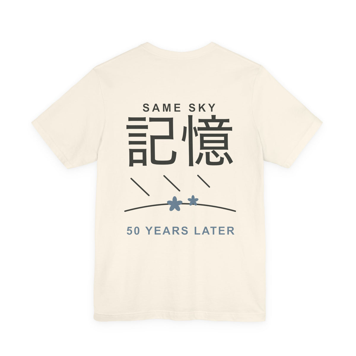 Memory of the Sky Kanji Anime Soft Tee | Mage Journey Japanese Streetwear
