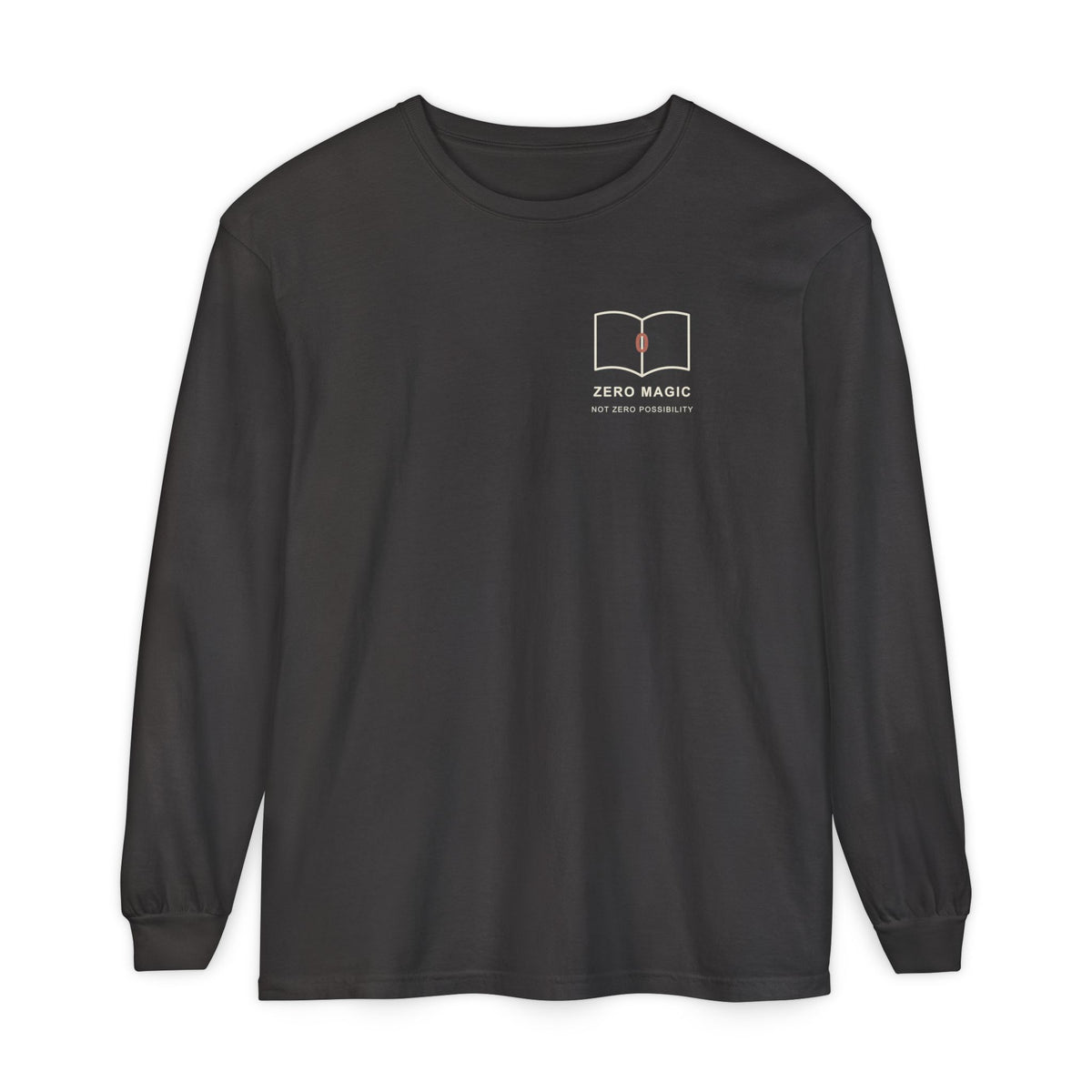 Zero Magic Minimalist Long Sleeve Tee | Inspired by Asta from Black Clover