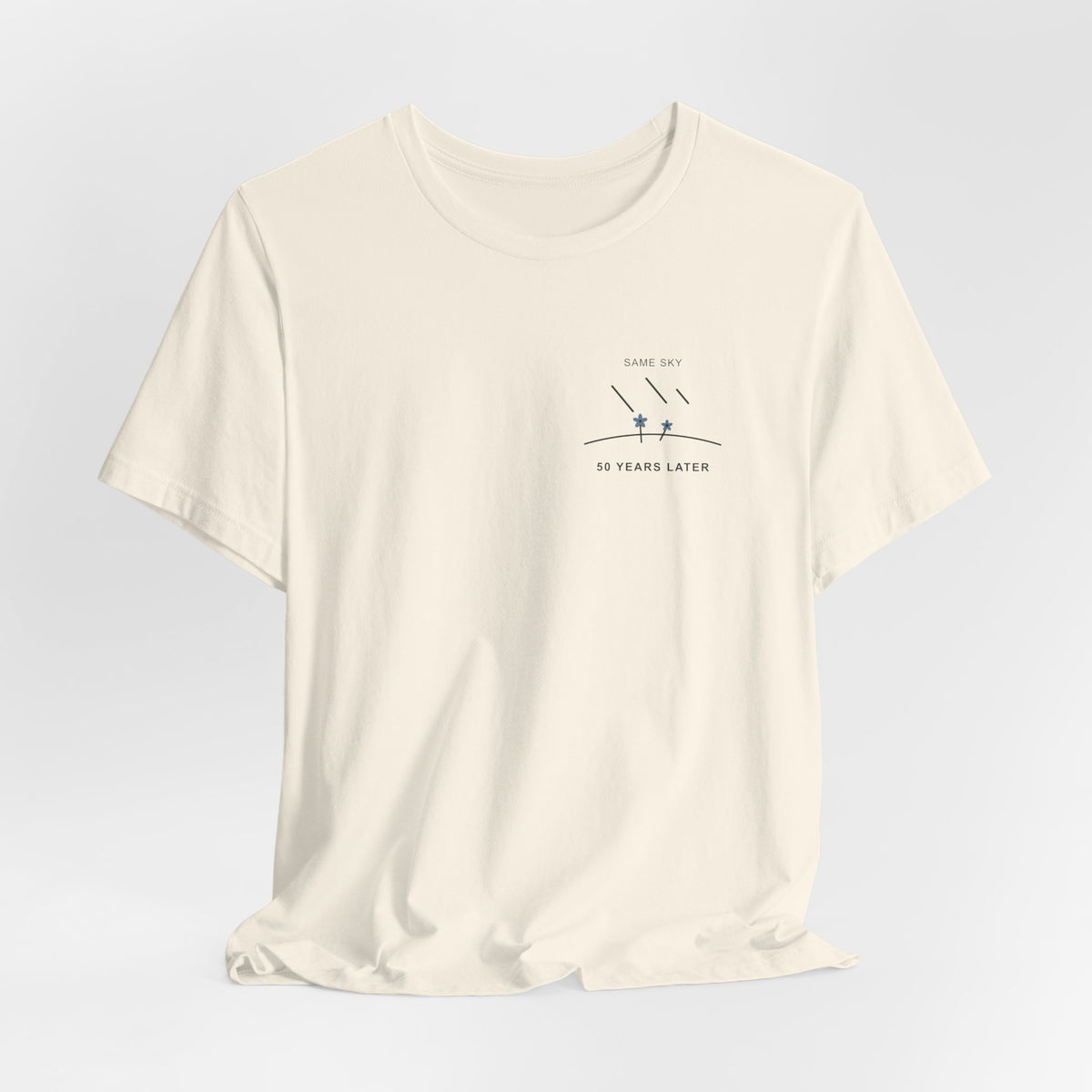Same Sky Minimalist Anime Soft Tee | Mage Journey Japanese Streetwear
