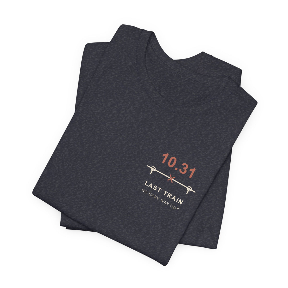 Last Train October Minimalist Anime Soft Tee | Sorcerer Japanese Streetwear