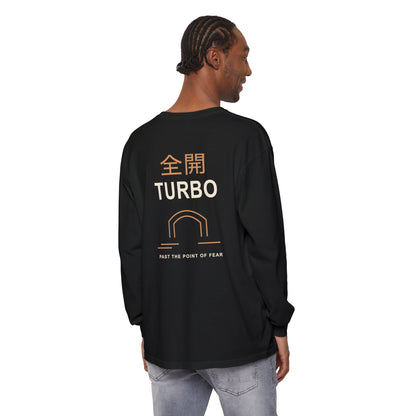 Tunnel Velocity Kanji Long Sleeve Tee | Inspired by Okarun from Dandadan