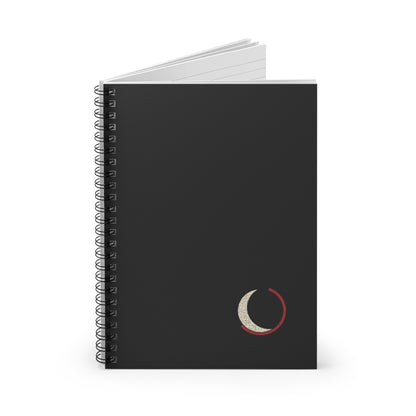Black Moon Spiral Notebook | Inspired by Ichigo Kurosaki from Bleach