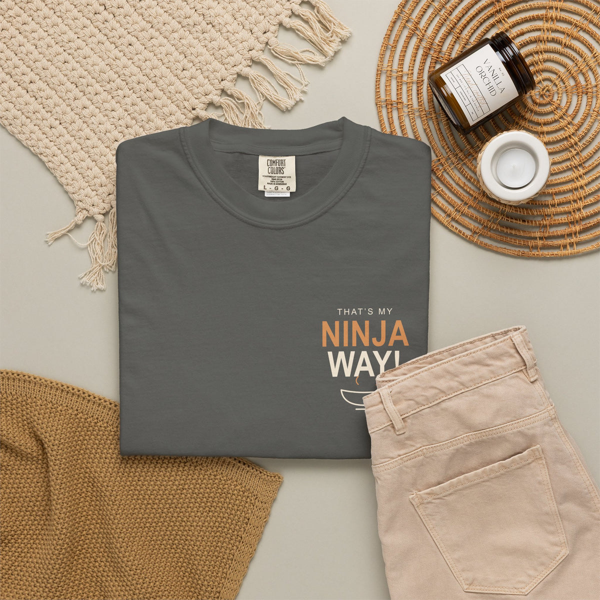 My Ninja Way Anime Quote Tee | Ninja Japanese Streetwear