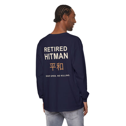 Off Duty Kanji Long Sleeve Tee | Inspired by Taro Sakamoto from Sakamoto Days