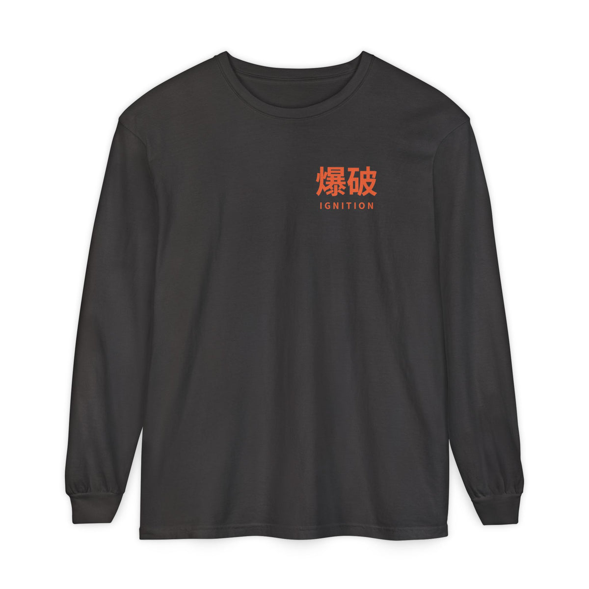 Ignition Kanji Anime Long Sleeve Tee | Explosion Japanese Streetwear
