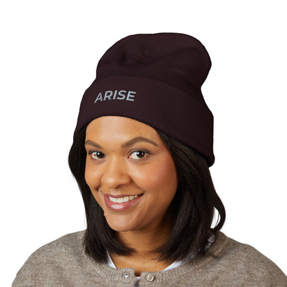 Arise Rank Embroidered Beanie | Inspired by Sung Jinwoo from Solo Leveling