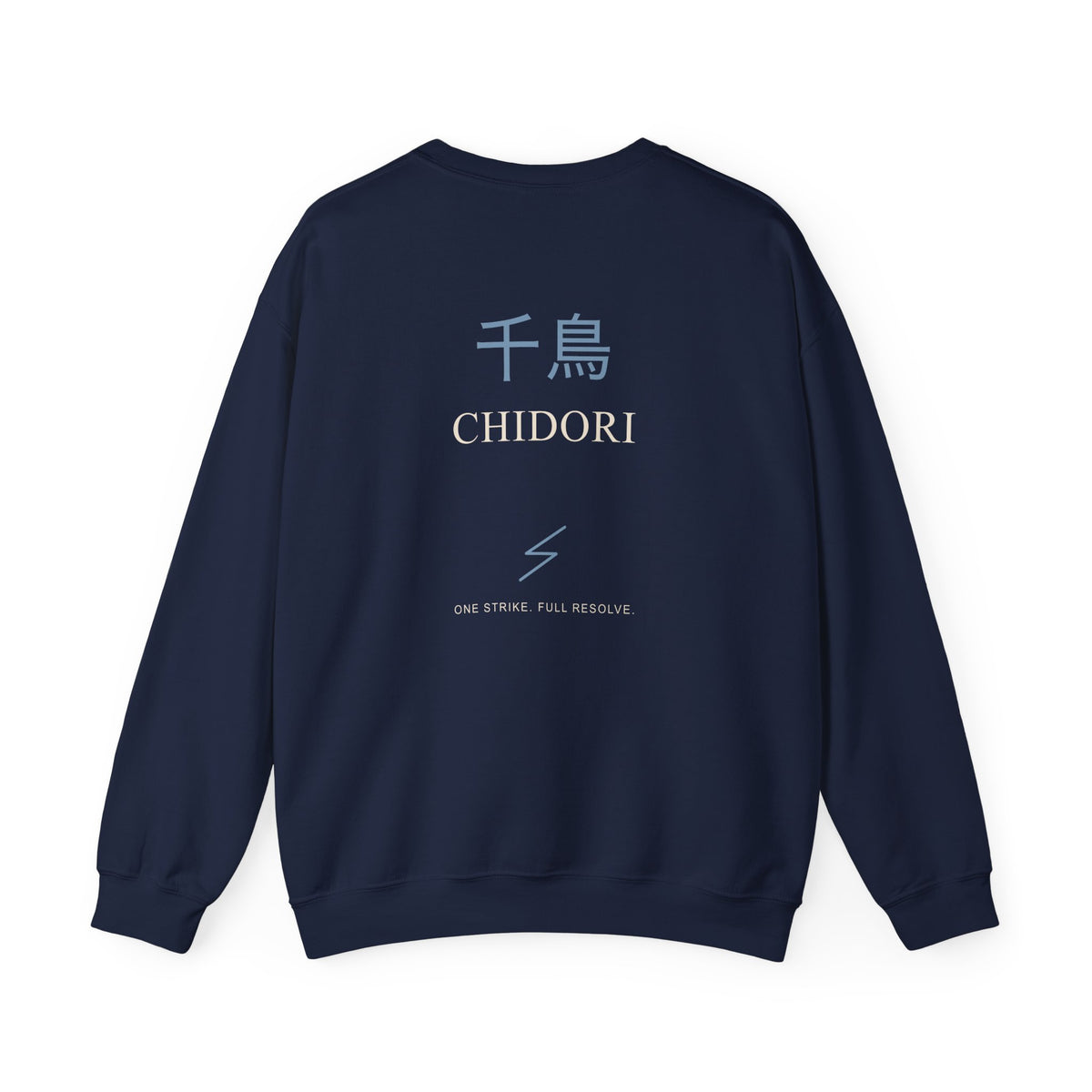 Thunder Strike Kanji Anime Crewneck Sweatshirt | Ninja Japanese Streetwear