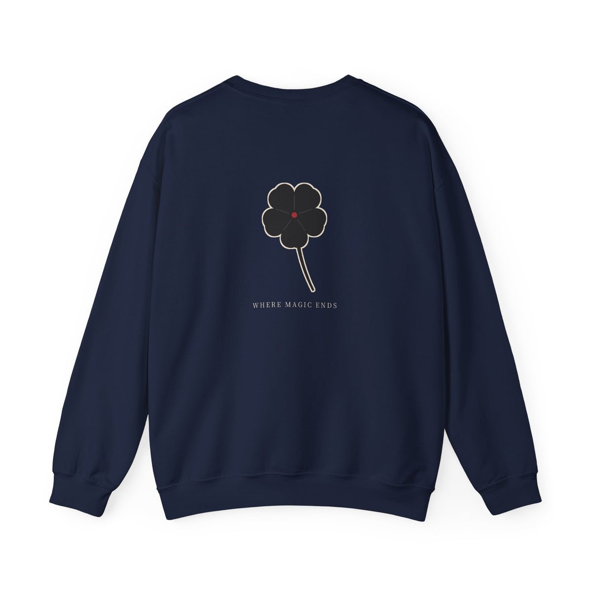 Black Clover Leaf Minimalist Crewneck Sweatshirt | Inspired by Asta from Black Clover