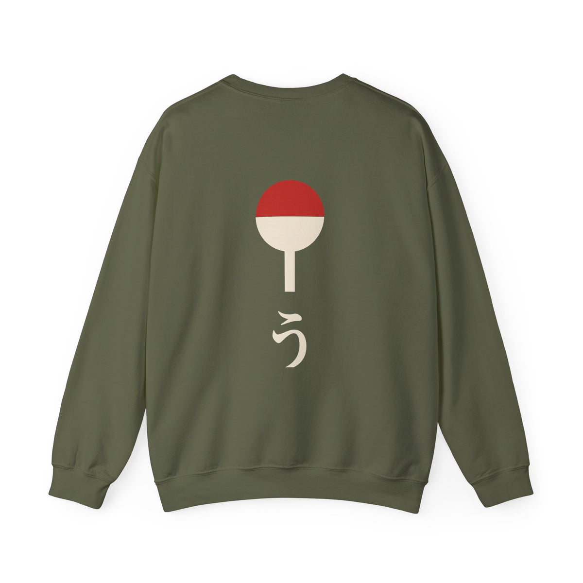 Clan Fan Crest Kanji Crewneck Sweatshirt | Inspired by the Uchiha clan of Naruto
