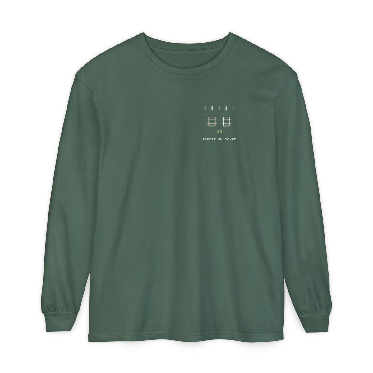 Fifth Gate Minimalist Long Sleeve Tee | Inspired by Rock Lee from Naruto