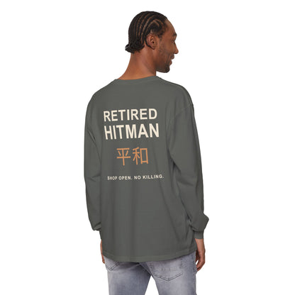 Off Duty Kanji Long Sleeve Tee | Inspired by Taro Sakamoto from Sakamoto Days