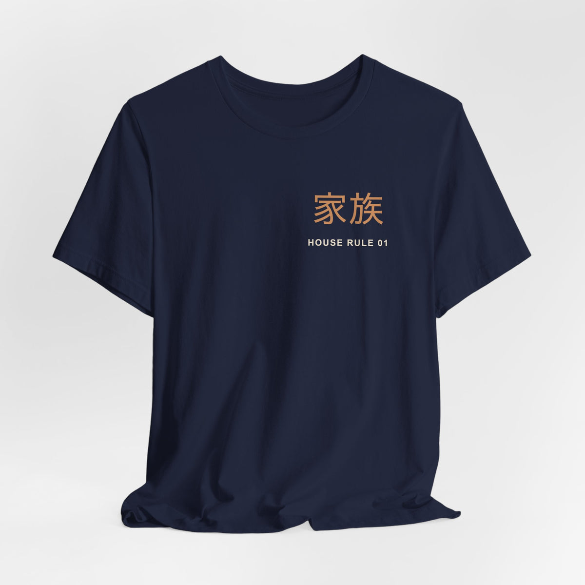 Family Policy Kanji Anime Soft Tee | Retired Assassin Japanese Streetwear