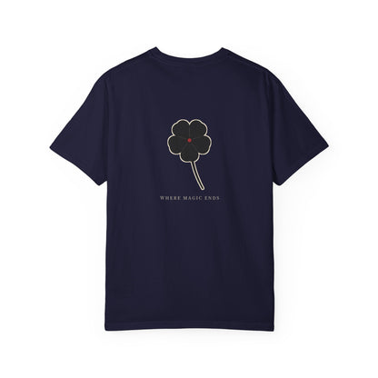 Black Clover Leaf Minimalist Heavyweight Tee | Inspired by Asta from Black Clover