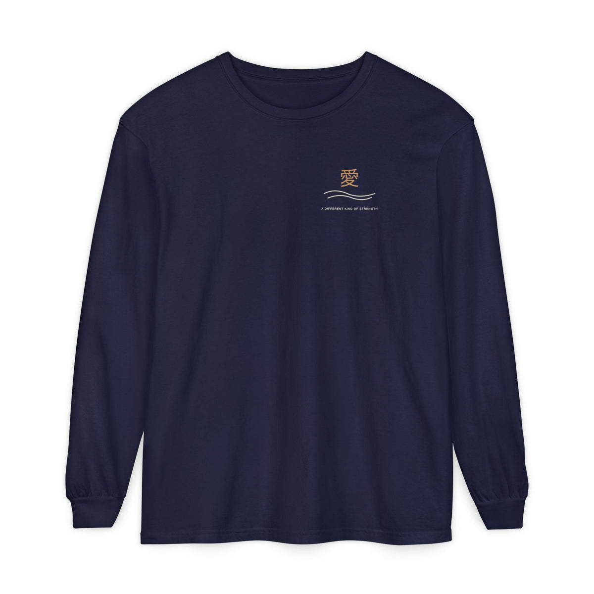 Sand and Love Minimalist Anime Long Sleeve Tee | Ninja Japanese Streetwear