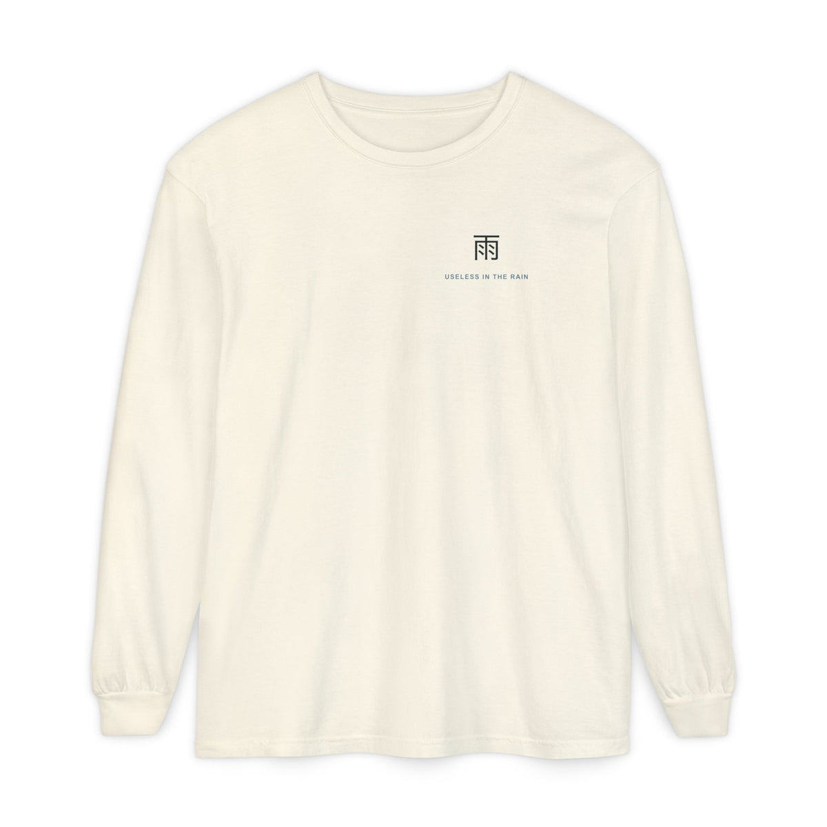 Rain Check Kanji Long Sleeve Tee | Inspired by Roy Mustang from Fullmetal Alchemist
