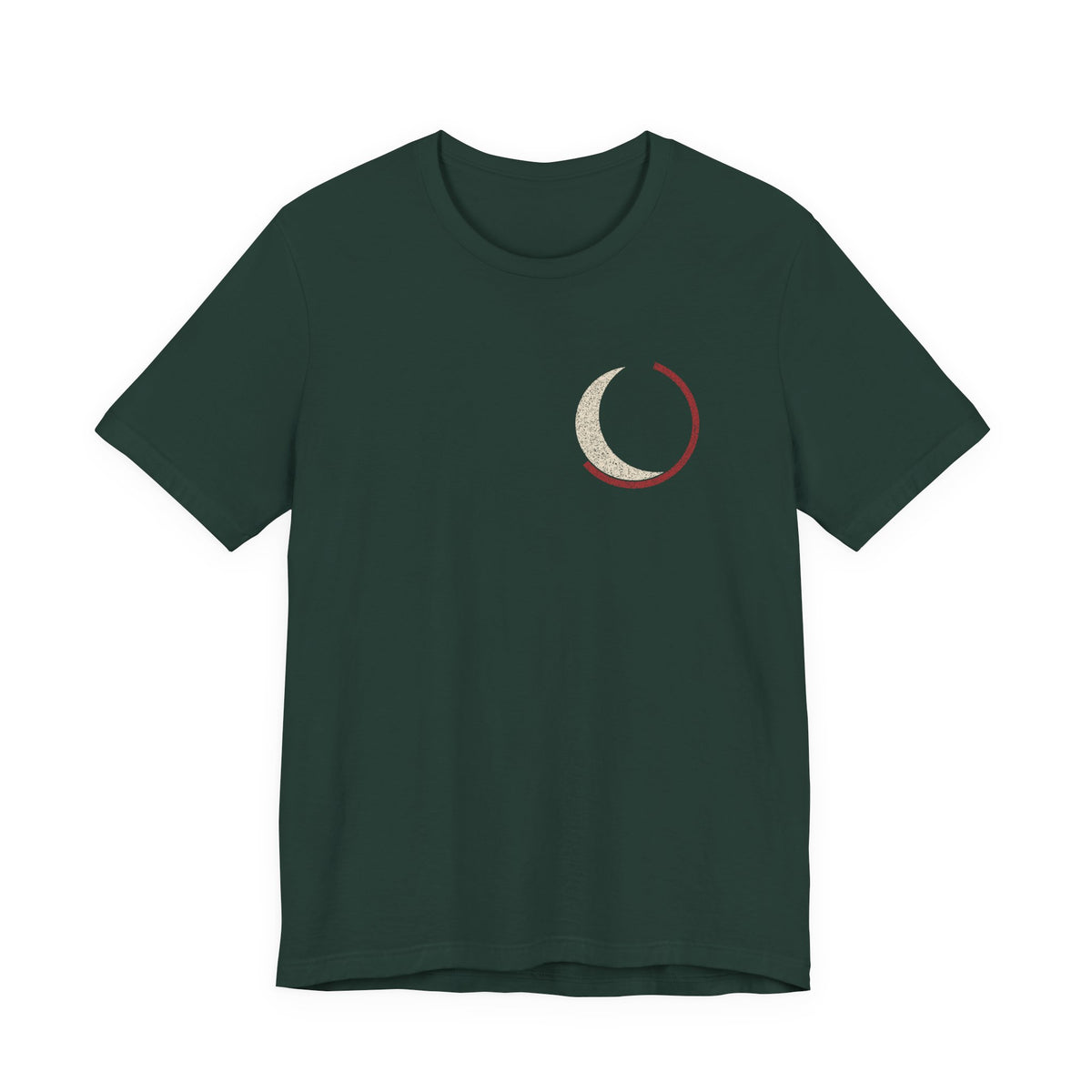 Black Moon Minimalist Anime Soft Tee | Soul Sword Japanese Streetwear