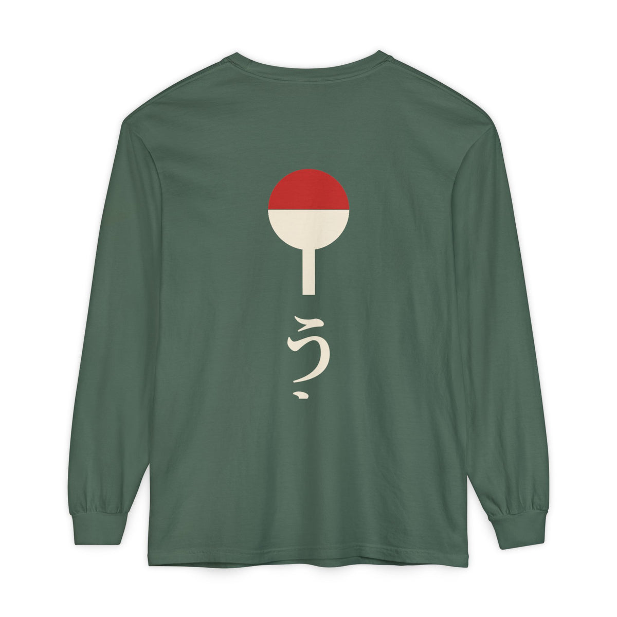Clan Fan Crest Kanji Long Sleeve Tee | Inspired by the Uchiha clan of Naruto