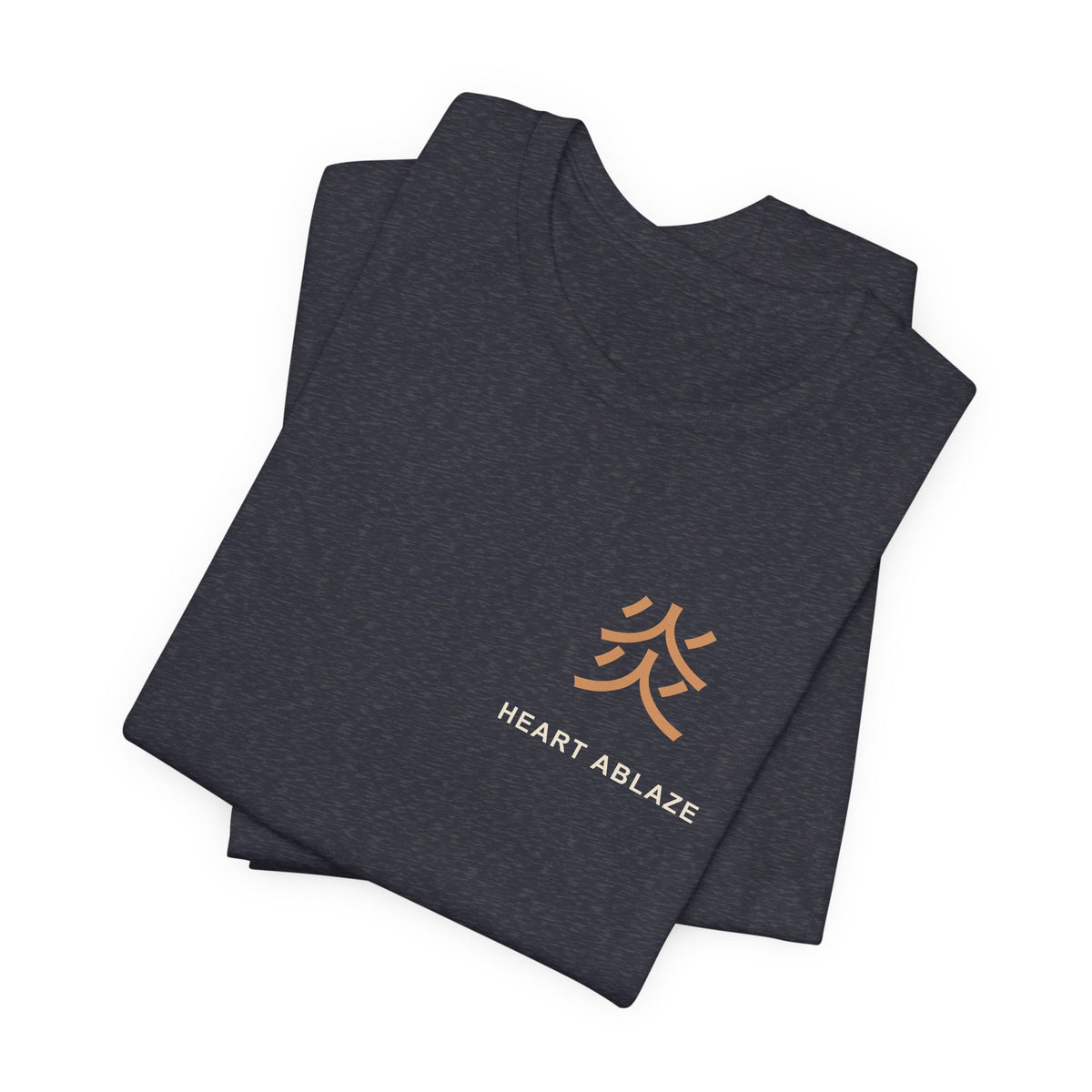 Burning Resolve Kanji Anime Soft Tee | Demon Hunter Japanese Streetwear