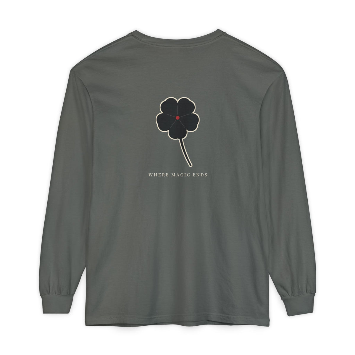 Black Clover Leaf Minimalist Long Sleeve Tee | Inspired by Asta from Black Clover