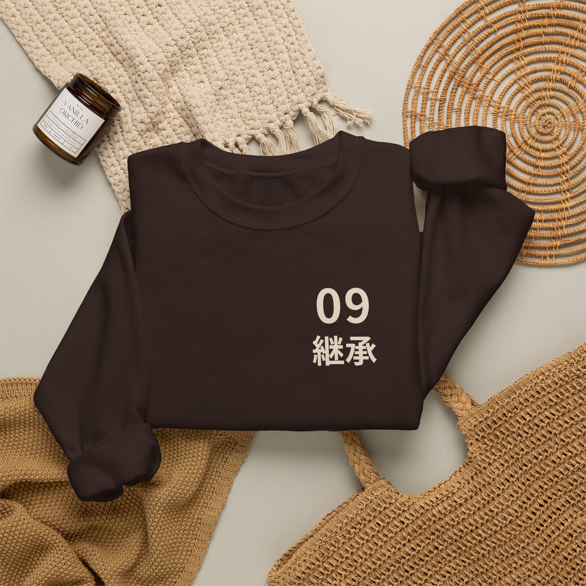 Ninth Kanji Anime Crewneck Sweatshirt | Successor Japanese Streetwear