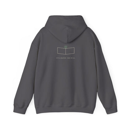 Five Leaf Kanji Hoodie | Inspired by Asta from Black Clover