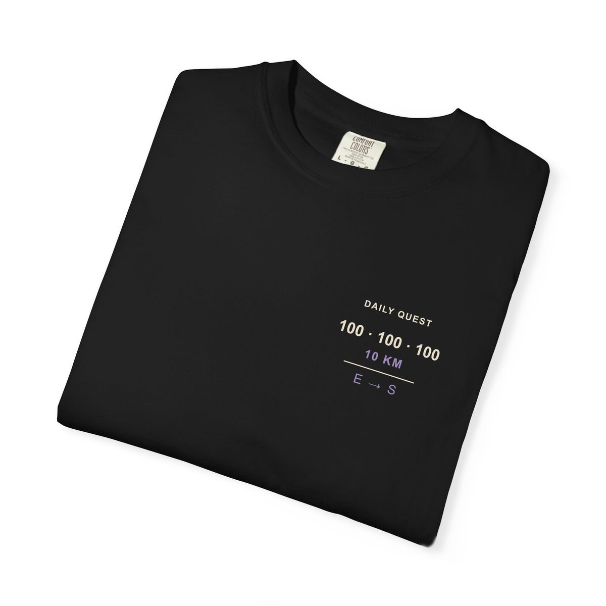Daily Requirement Minimalist Anime Tee | Shadow Rank Gym Japanese Streetwear