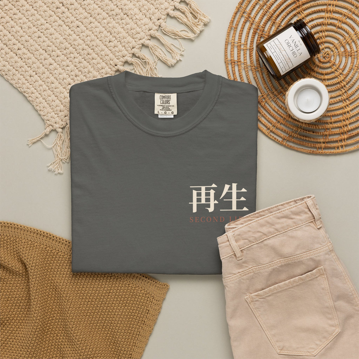 Second Life Kanji Anime Tee | Underworld Japanese Streetwear
