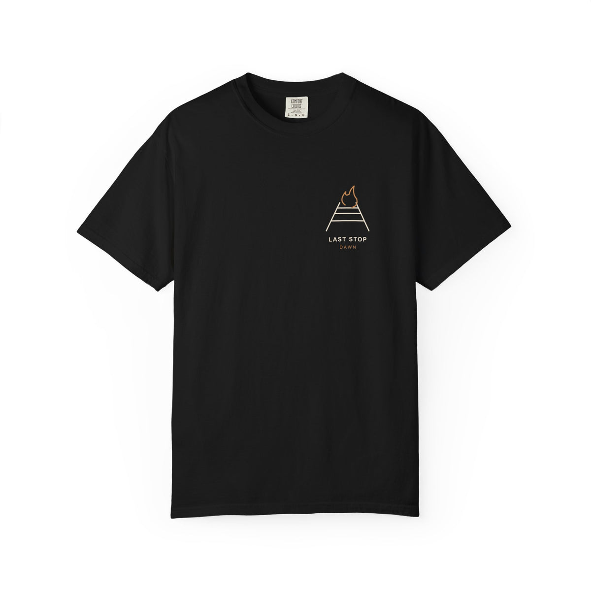 Last Stop Dawn Minimalist Anime Tee | Demon Hunter Japanese Streetwear