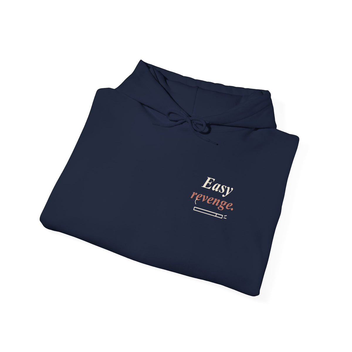 Easy Revenge Letter Quote Hoodie | Inspired by Aki Hayakawa and Himeno from Chainsaw Man