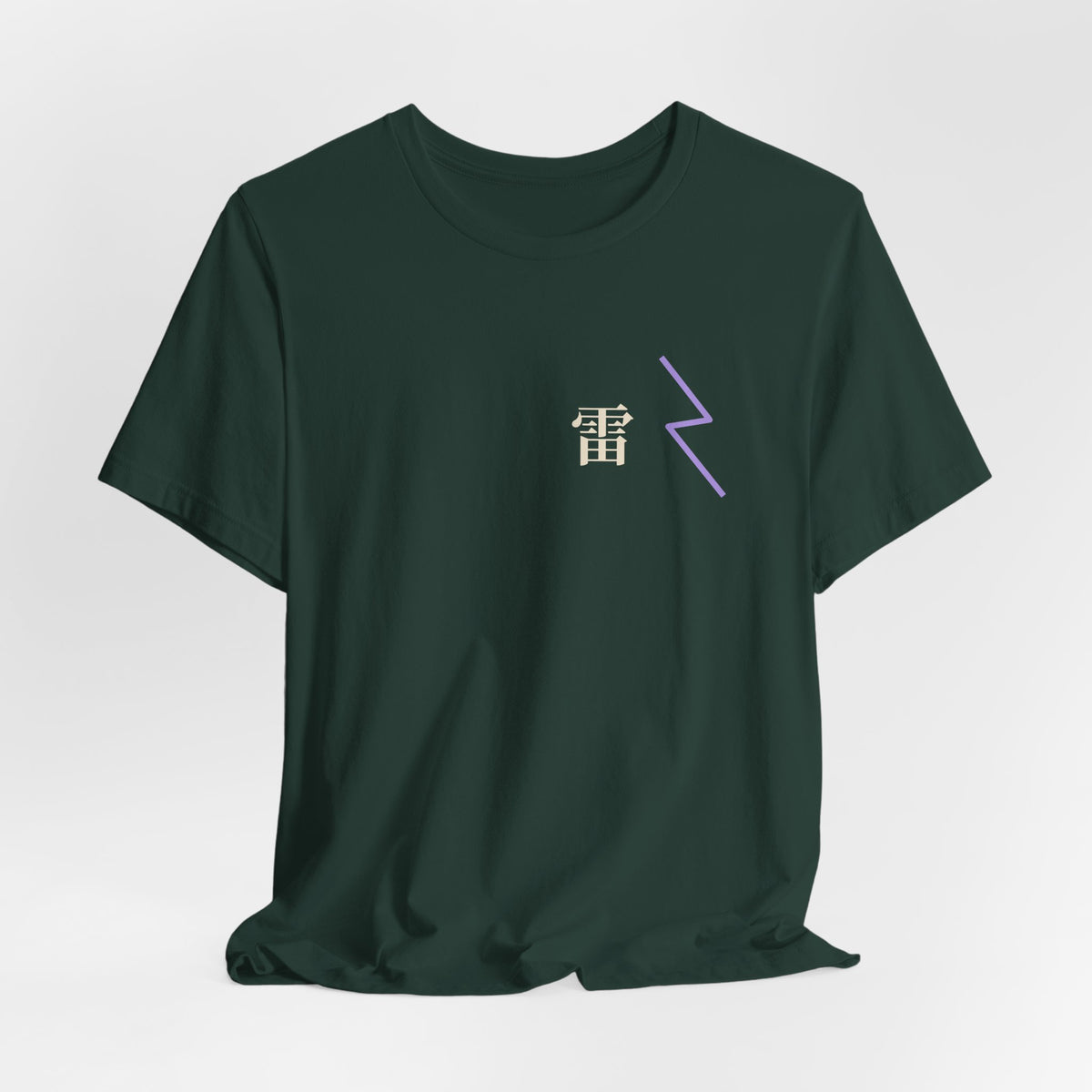 Storm Flame Kanji Anime Soft Tee | Clan Crest Japanese Streetwear