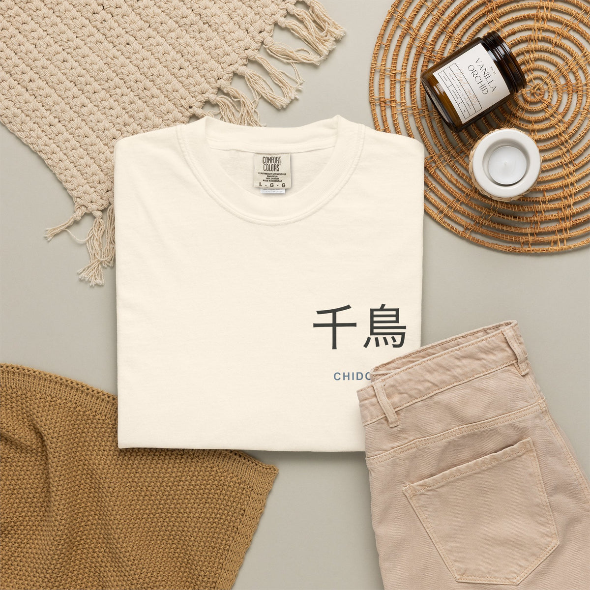 Thunder Strike Kanji Anime Tee | Ninja Japanese Streetwear