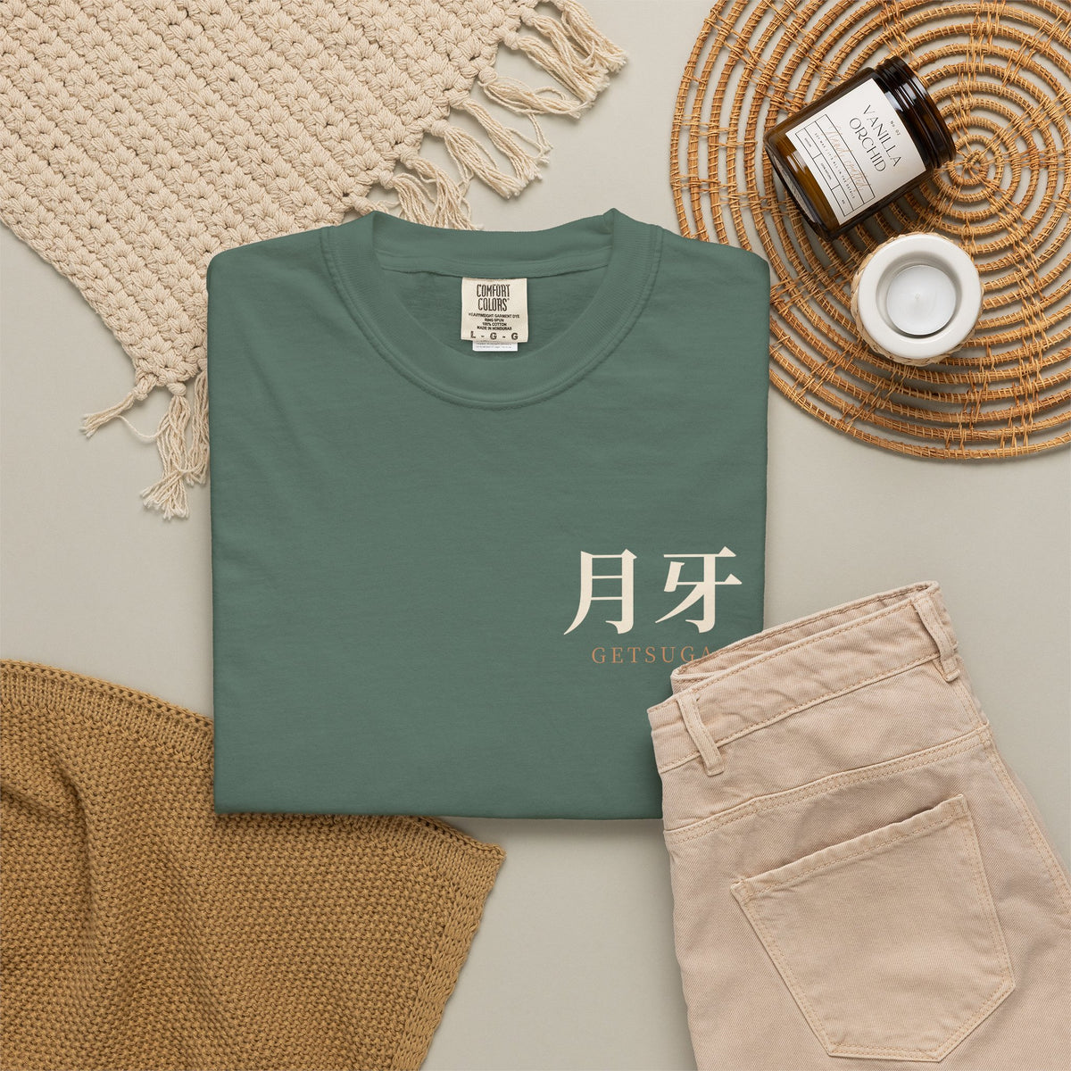 Moon Release Kanji Anime Tee | Soul Sword Japanese Streetwear