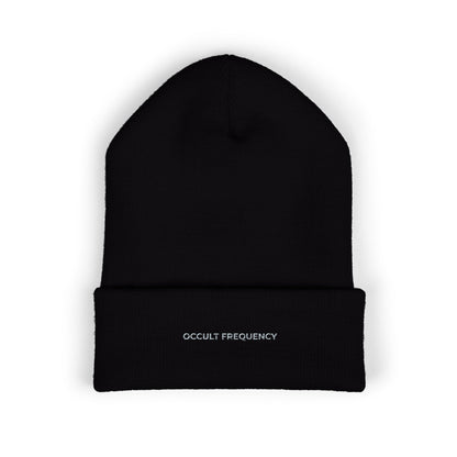 Occult Frequency Embroidered Beanie | Inspired by Momo Ayase and Okarun from Dandadan