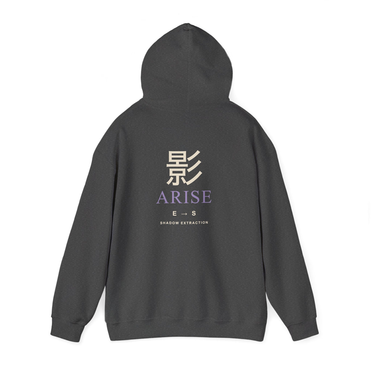 Shadow Rank Kanji Anime Hoodie | Shadow Rank Gym Japanese Streetwear
