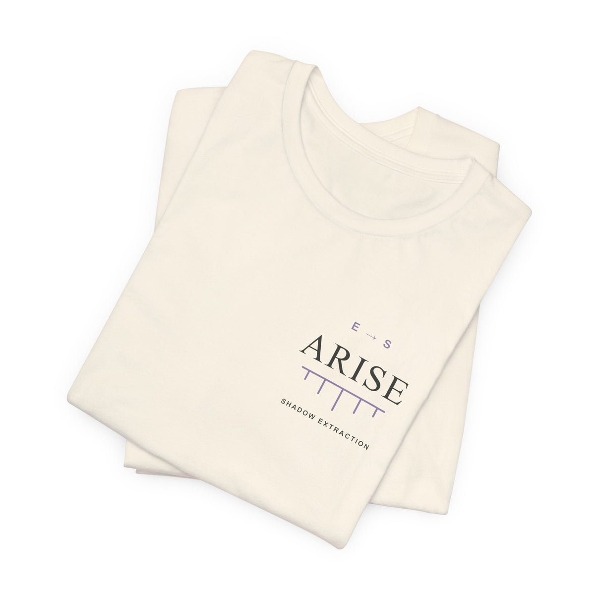 Arise Rank Anime Quote Soft Tee | Shadow Rank Gym Japanese Streetwear