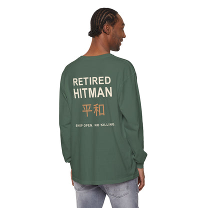 Off Duty Kanji Long Sleeve Tee | Inspired by Taro Sakamoto from Sakamoto Days