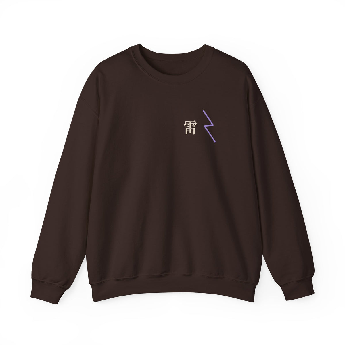 Storm Flame Kanji Anime Crewneck Sweatshirt | Clan Crest Japanese Streetwear