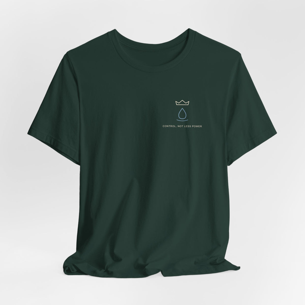Royal Control Minimalist Anime Soft Tee | Grimoire Magic Japanese Streetwear