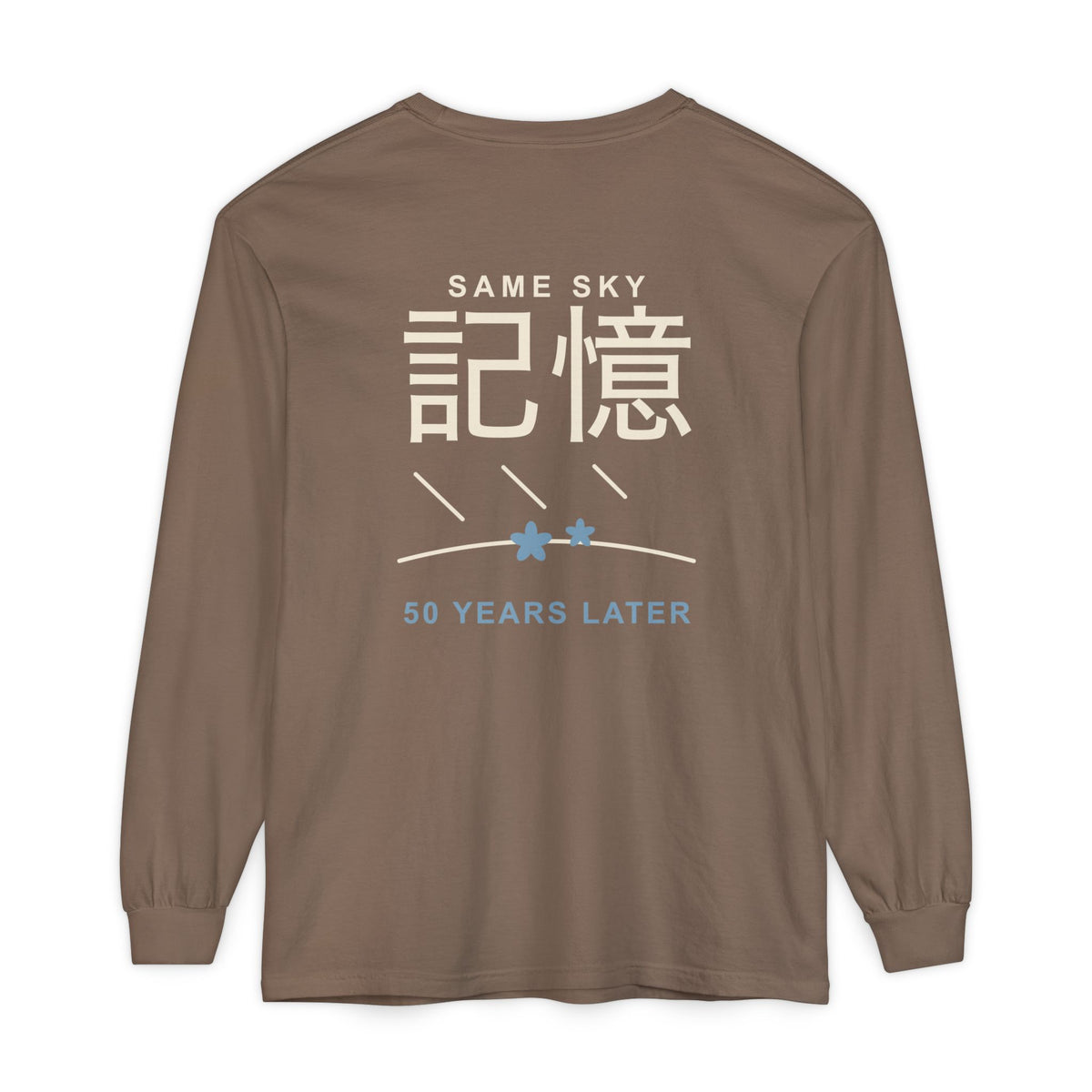 Memory of the Sky Kanji Long Sleeve Tee | Inspired by Frieren and Himmel from Frieren