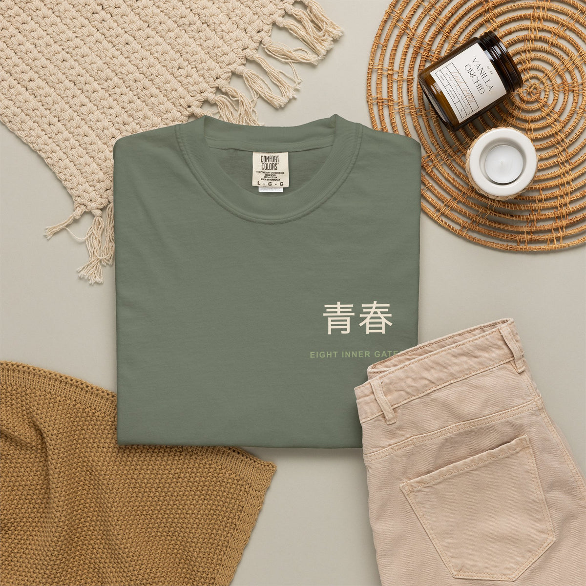 Eight Gates Kanji Anime Tee | Ninja Japanese Streetwear
