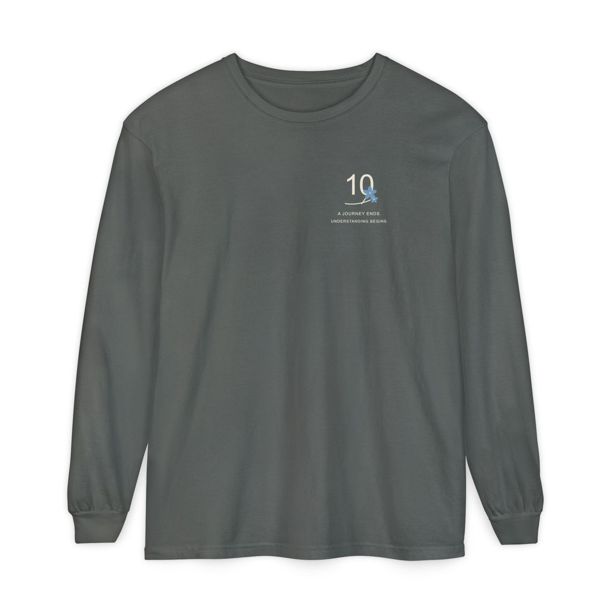 Ten Years, Still Learning Minimalist Long Sleeve Tee | Inspired by Frieren from Frieren