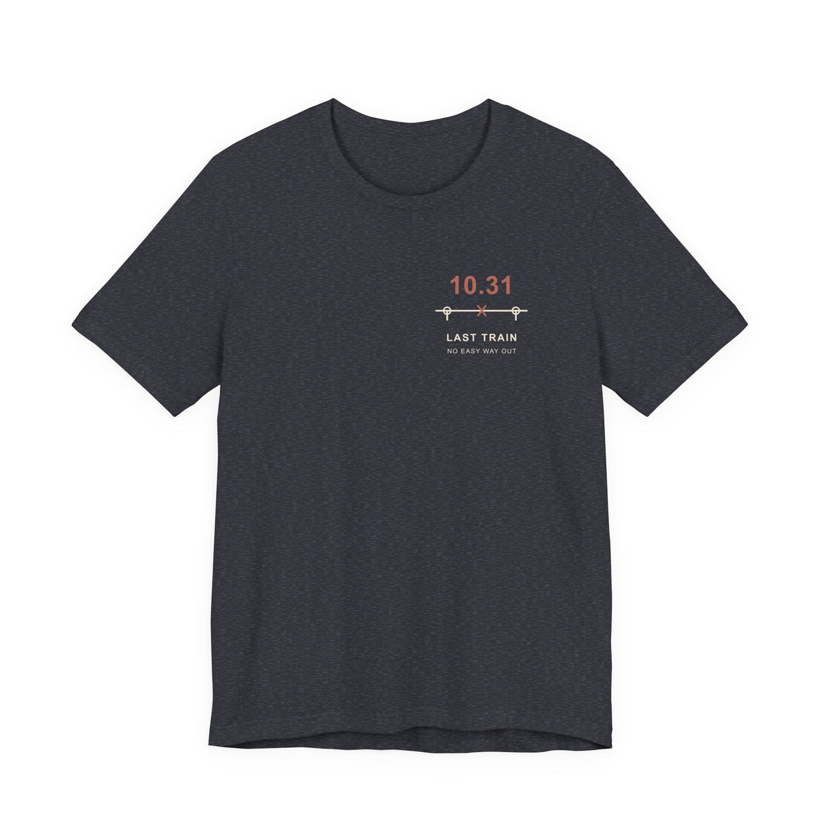 Last Train October Minimalist Anime Soft Tee | Sorcerer Japanese Streetwear