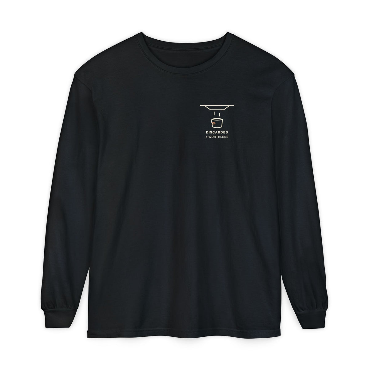 Nothing Wasted Minimalist Long Sleeve Tee | Inspired by Rudo from Gachiakuta