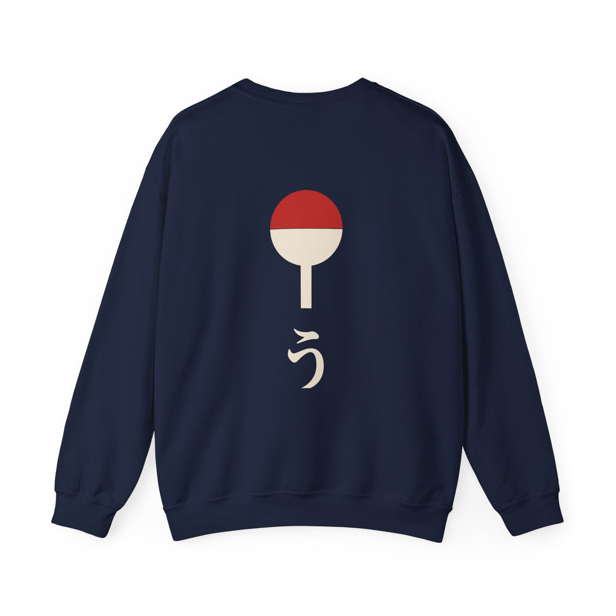 Clan Fan Crest Kanji Crewneck Sweatshirt | Inspired by the Uchiha clan of Naruto